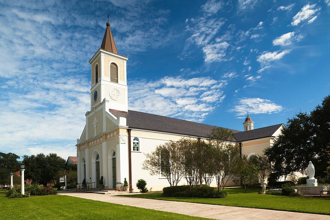 USA, Louisiana, Cajun Country, St Martinville, St Martin de Tours Church
