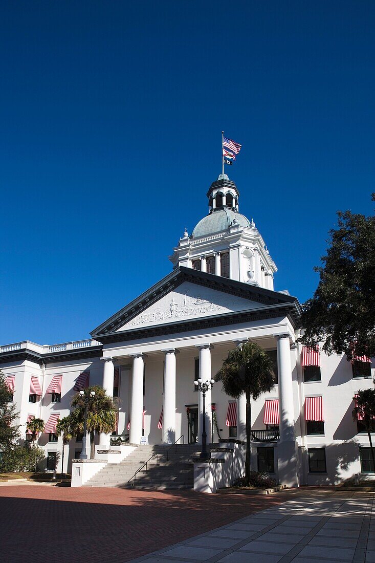 USA, Florida, Tallahassee, Historic 1902 State Capitol, view from the west