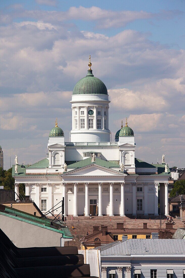 Finland, Helsinki, Senate Square, Senaatintori, Tuomiokirko, Lutheran Cathedral