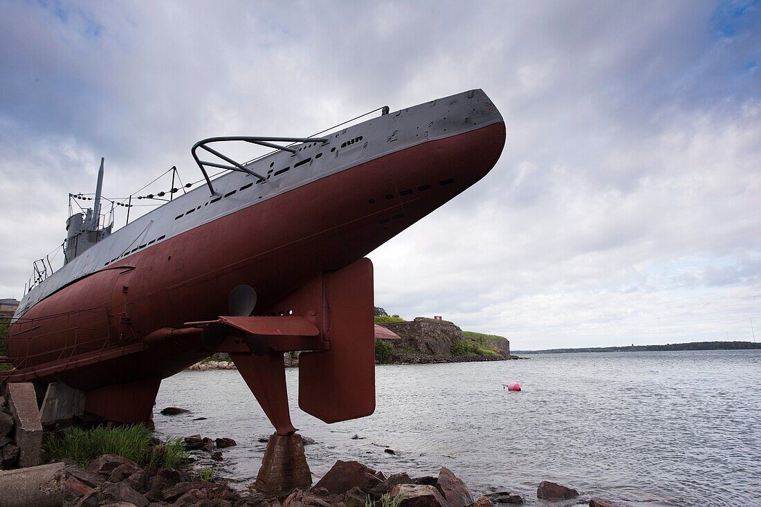 Finland, Helsinki, Suomenlinna-Sveaborg Fortress, Vesikko, Finland's last submarine