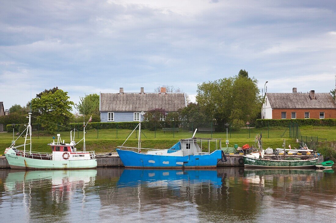 Latvia, Western Latvia, Kurzeme Region, Pavilosta, fishing port