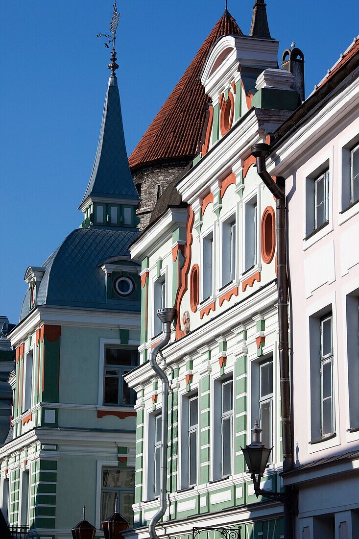 Estonia, Tallinn, Old Town, Estonian Filmmakers Union building, Uus Street