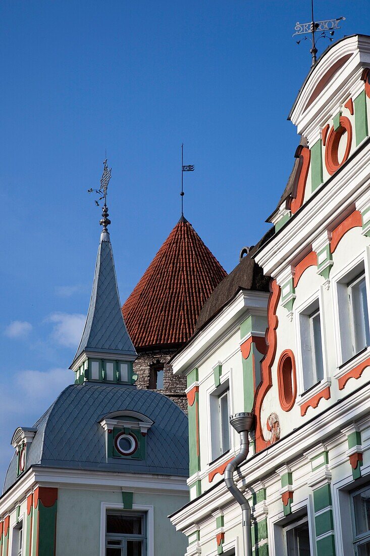 Estonia, Tallinn, Old Town, Estonian Filmmakers Union building, Uus Street