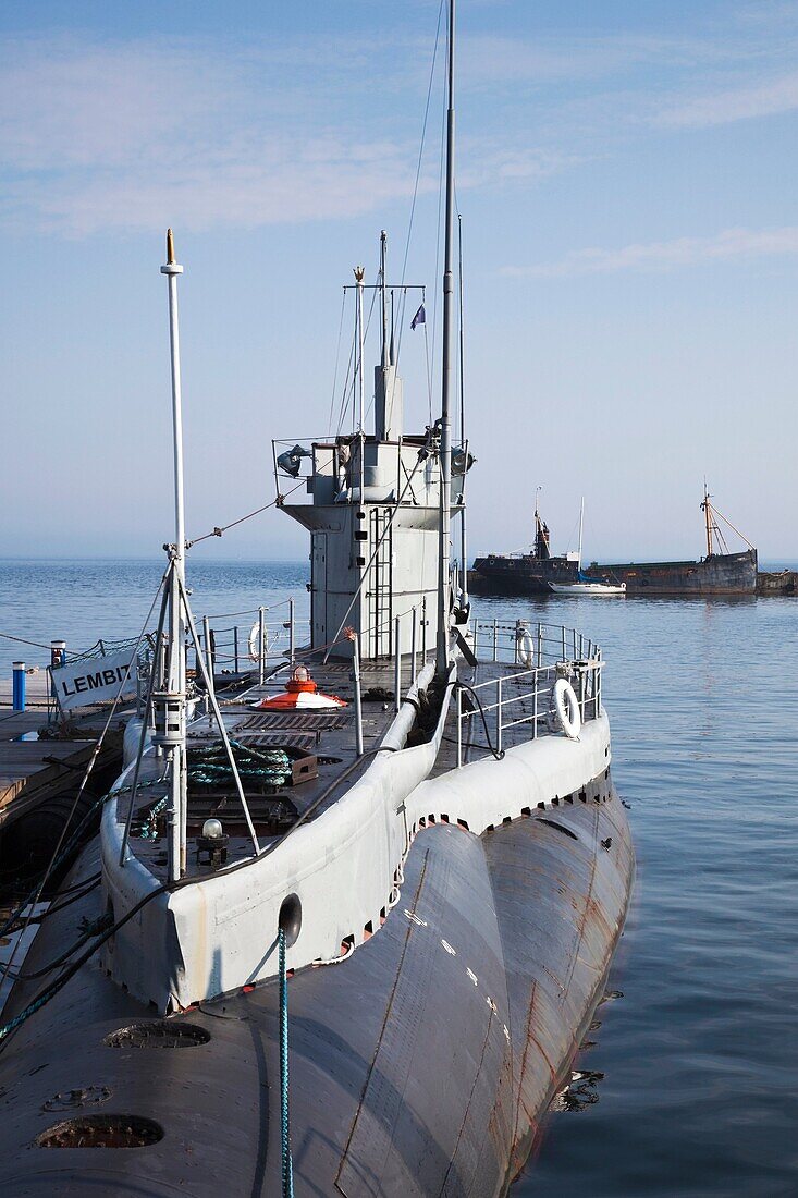 Estonia, Tallinn, Estonian Maritime Museum, former British submarine, Lembit, b 1936