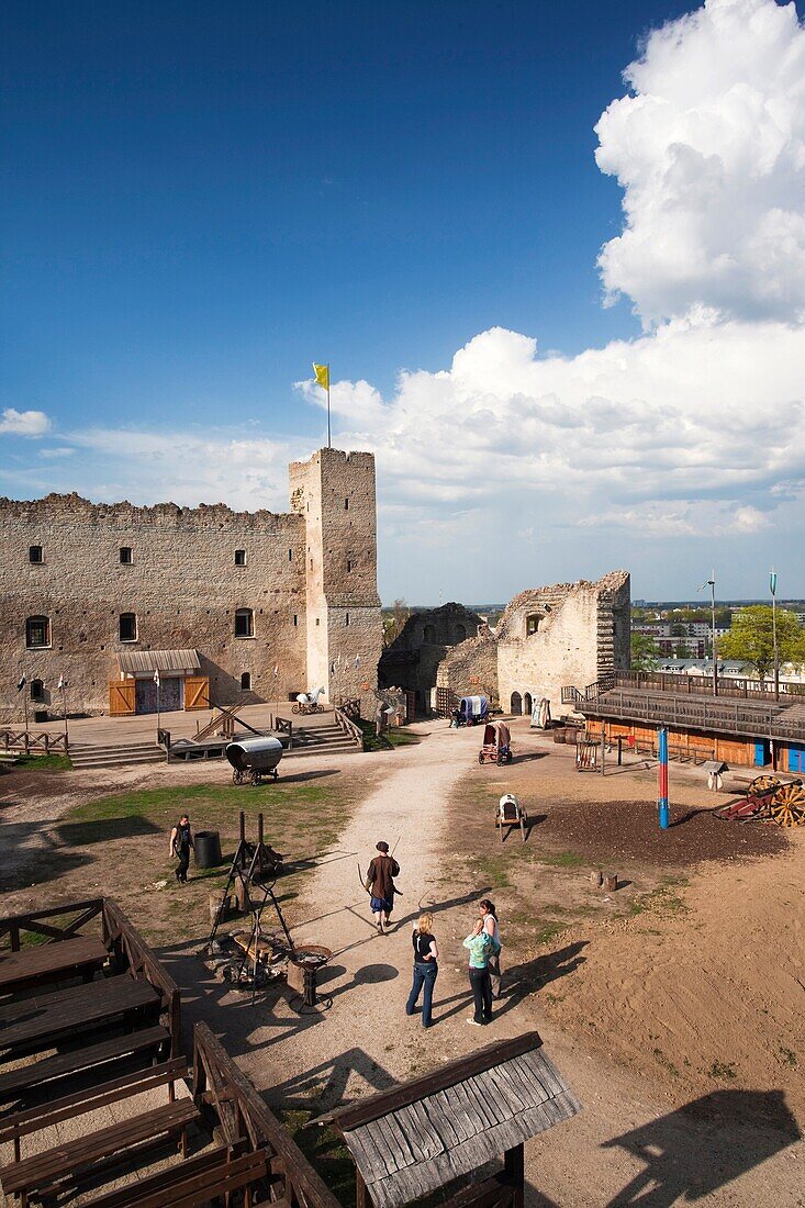 Estonia, Northeastern Estonia, Rakvere, Rakvere Castle, b 14th century, interior courtyard