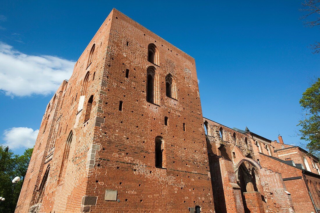 Estonia, Southeastern Estonia, Tartu, Toomemagi, Cathedral Hill, Tartu Cathedral, 13th century