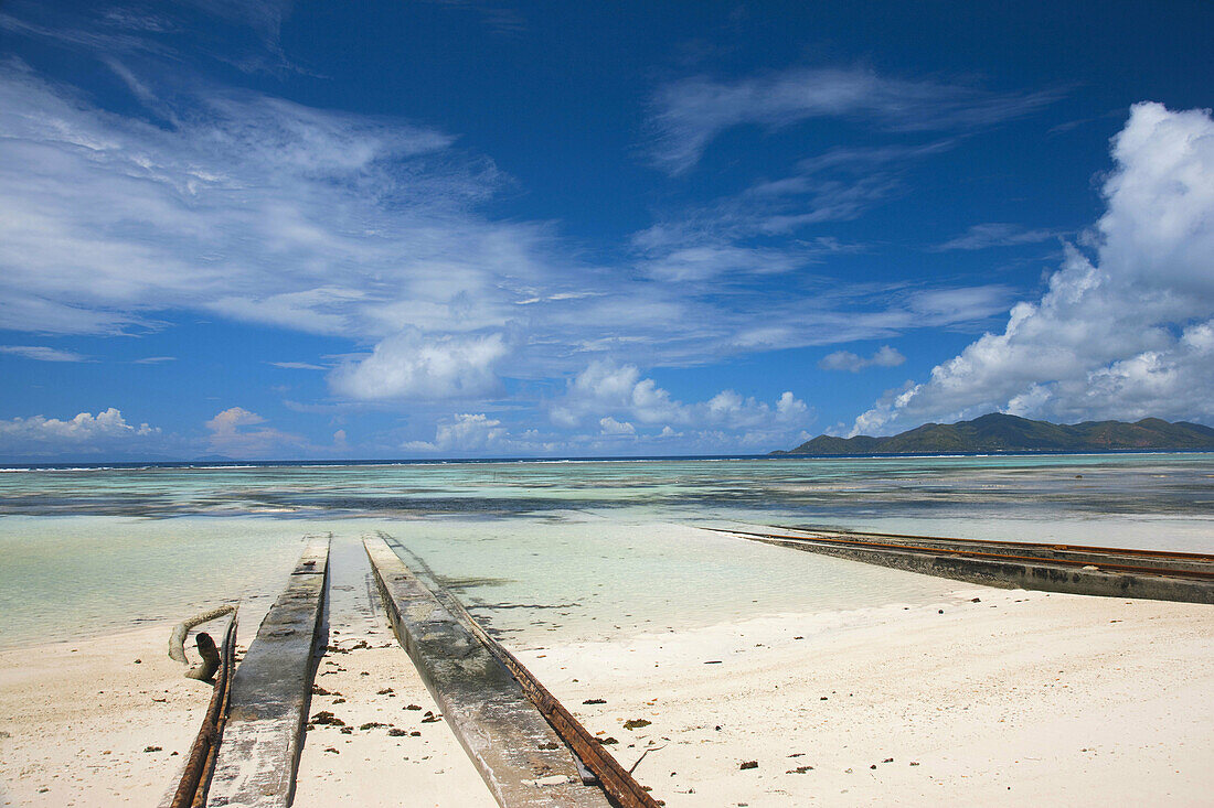 Port area, L'Union Estate Plantation, La Digue island, Seychelles
