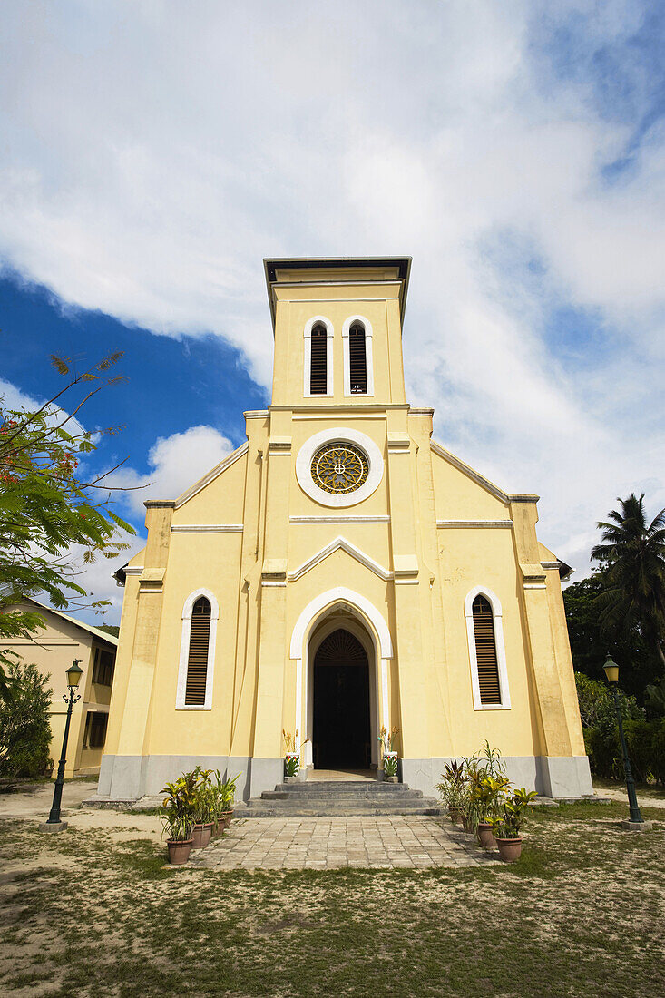 Church of Notre Dame de l'Assomption, La Passe, La Digue island, Seychelles