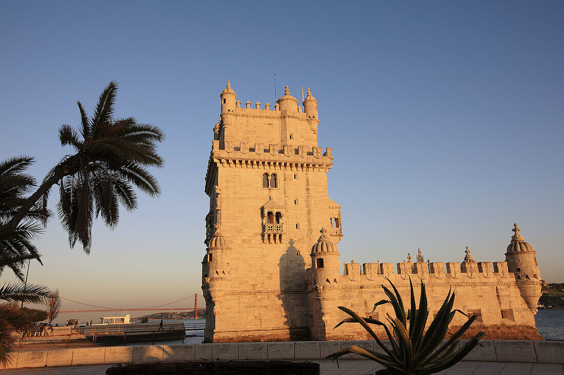 Torre de Belem fortress tower, Belem, Lisbon, Portugal