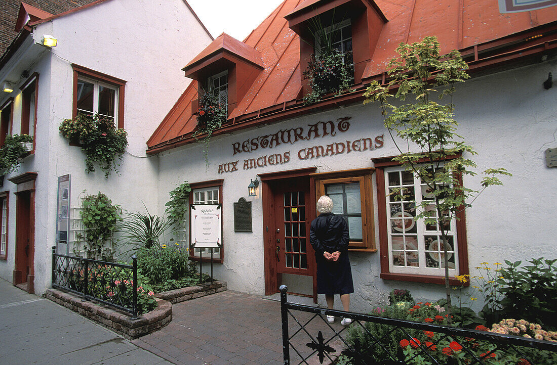 Aux Anciens Canadiens restaurant, Quebec City, Quebec, Canada