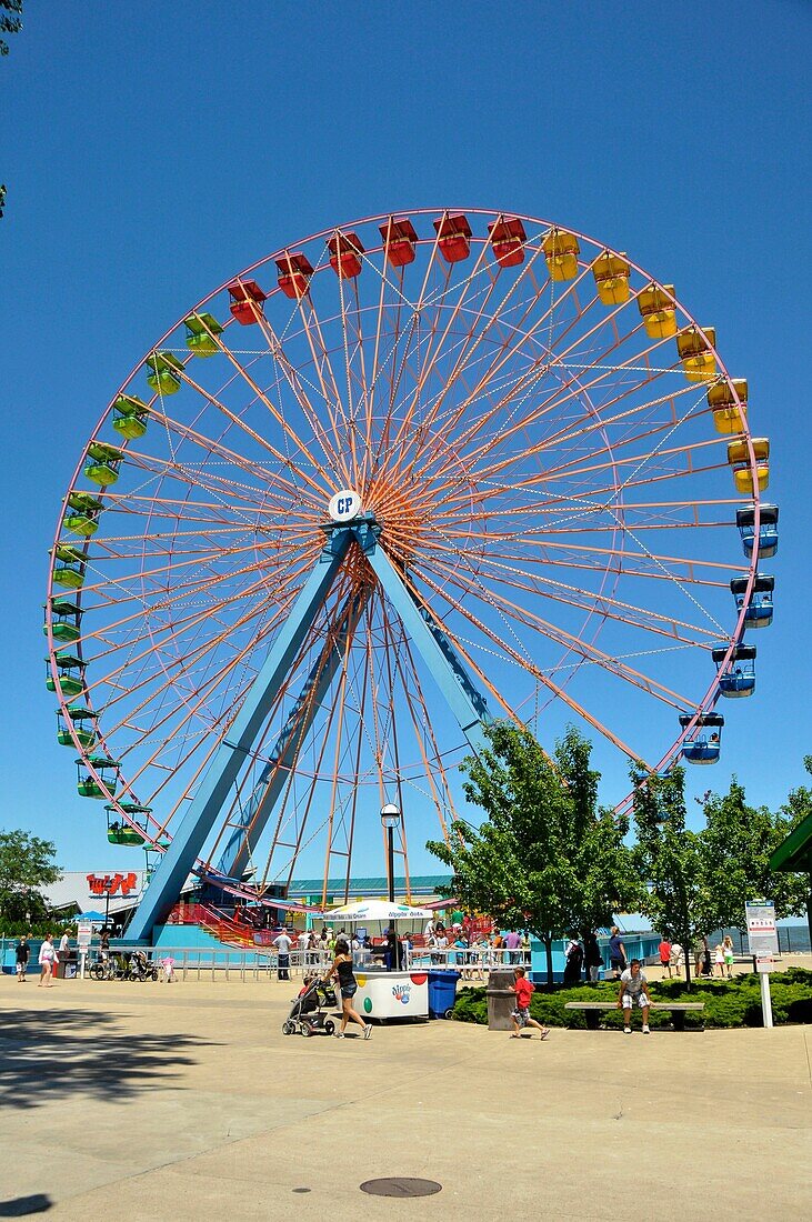 Giant Wheel Ride Cedar Point Amusement Park Sandusky Ohio