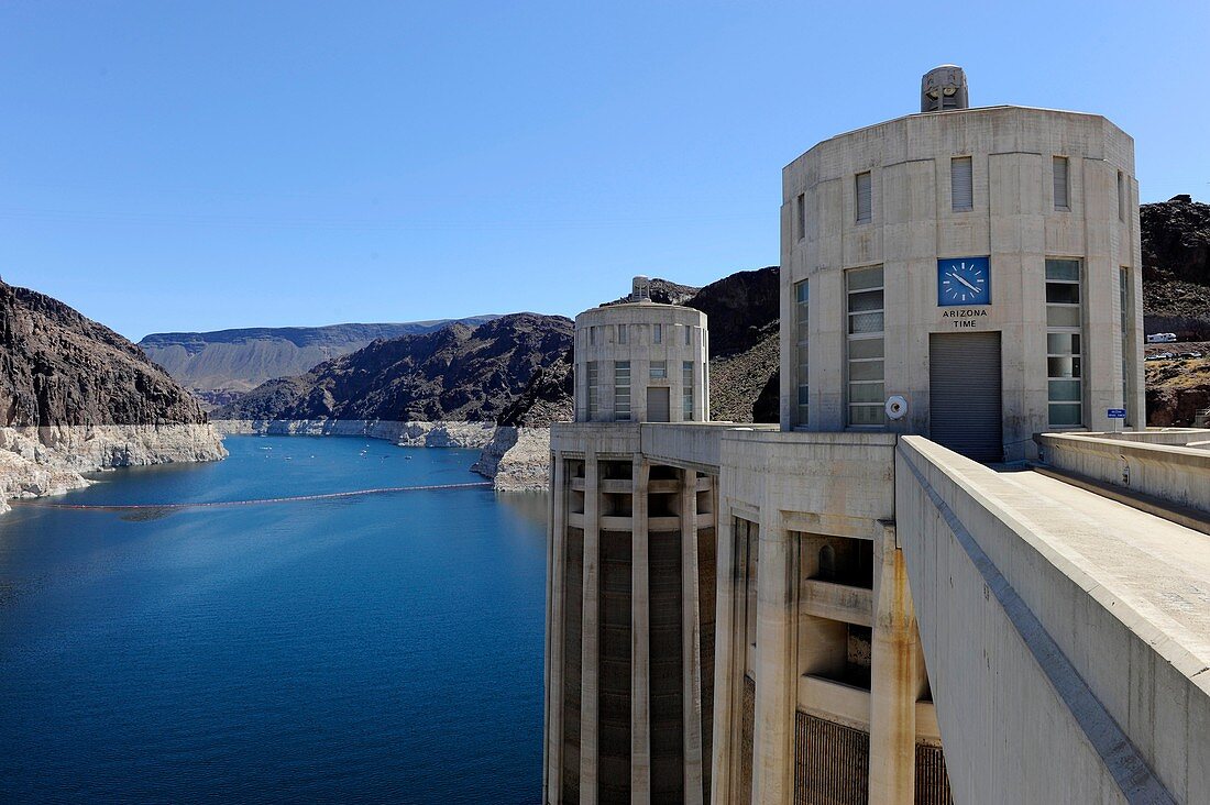 Lake Mead at the Hoover Dam Arizona Nevada