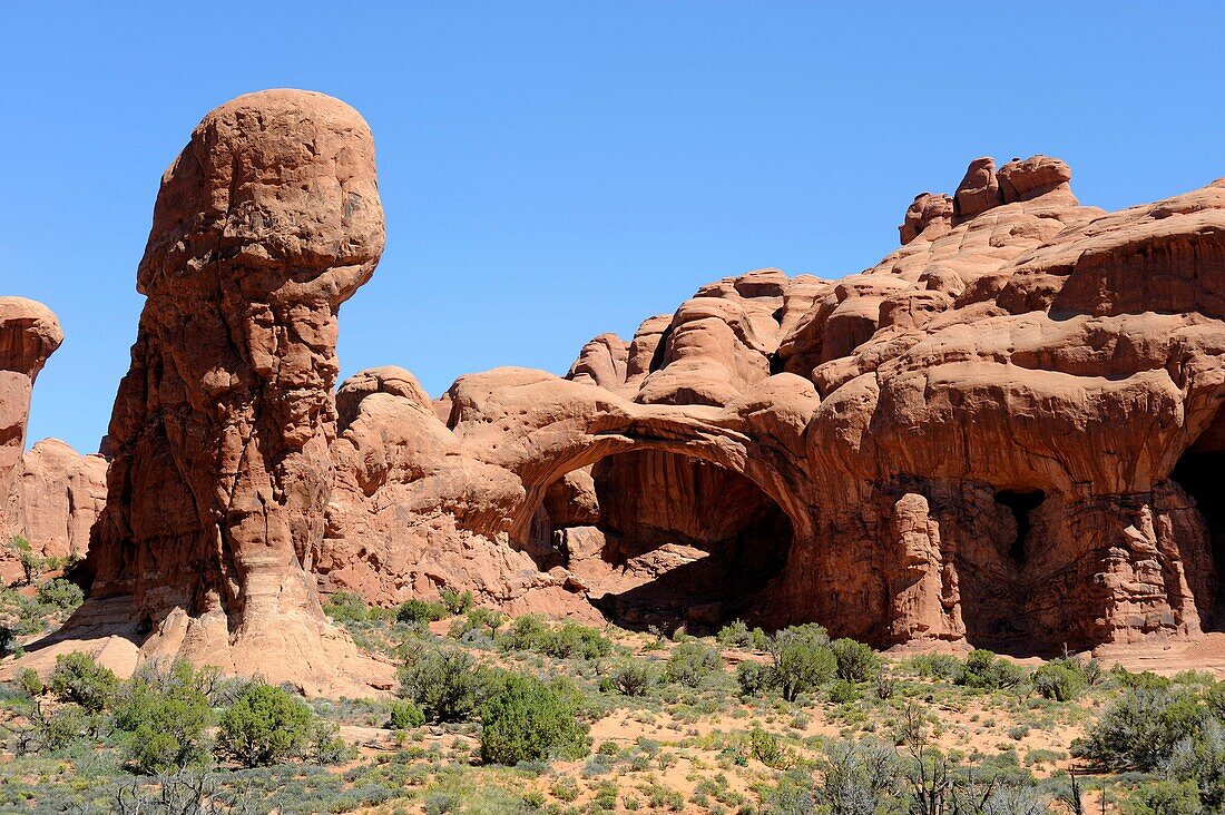 Double Arch Arches National Park Moab Utah