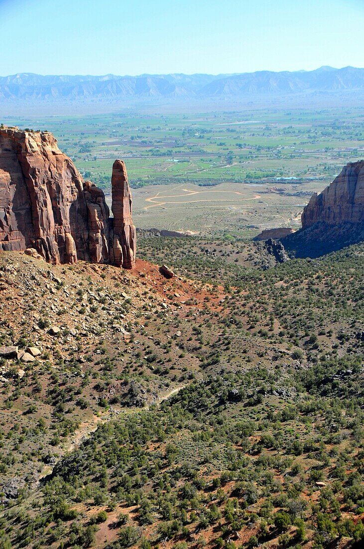 View from Otto's Trail Colorado National Monument Grand Junction