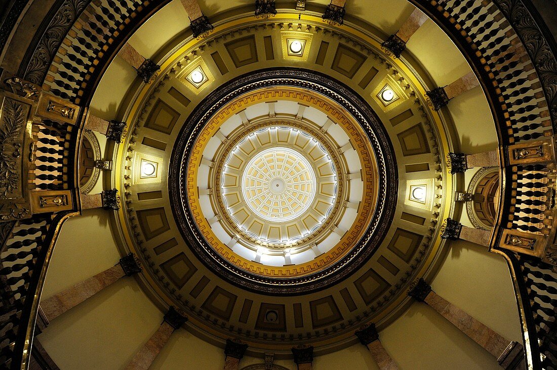 Interior of State Capitol Building Denver Colorado