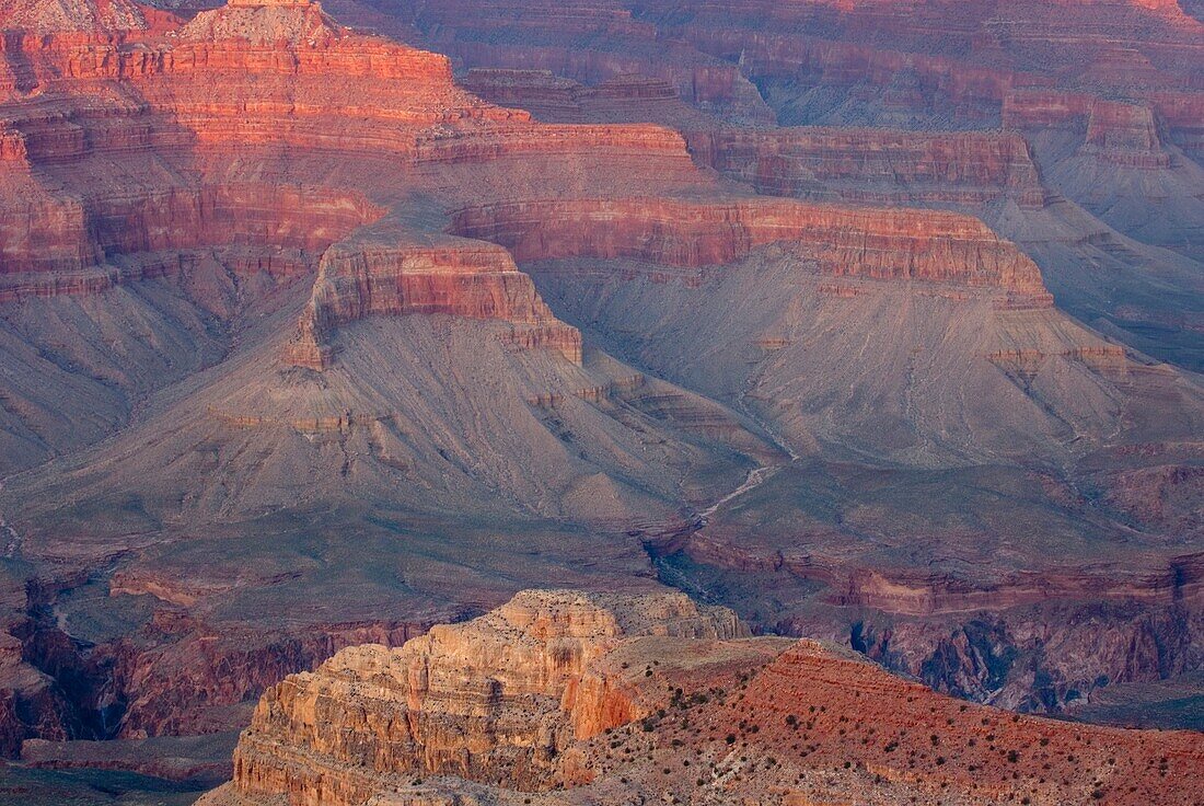 Sunset on the Grand Canyon from Mather Point, Grand Canyon National Park Arizona