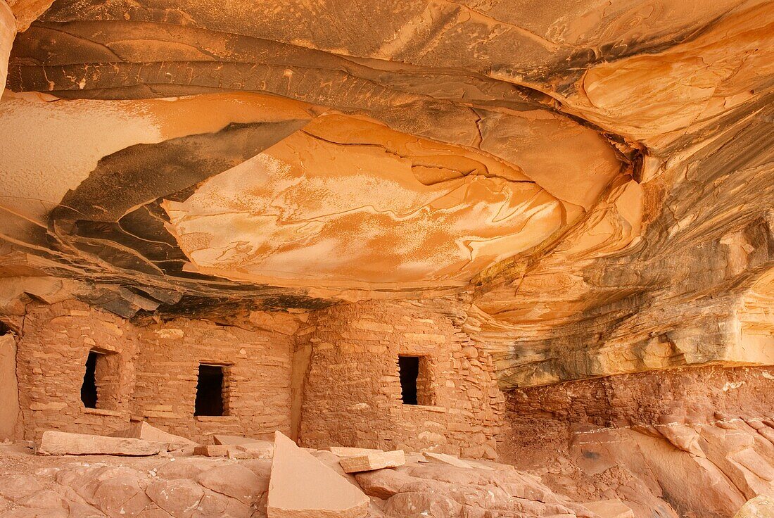 Anasazi ruins, Road Canyon of Grand Gulch Primitive Area, Cedar Mesa Utah