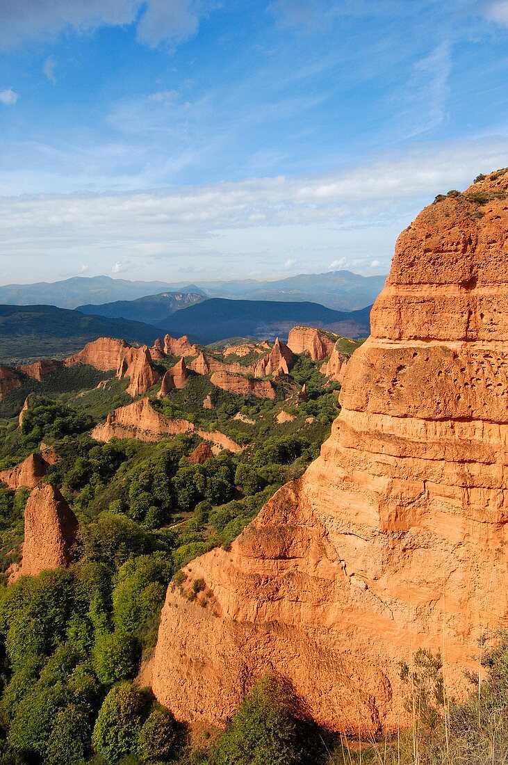 Las Médulas, ancient roman gold mining site León province, Castilla-León, Spain