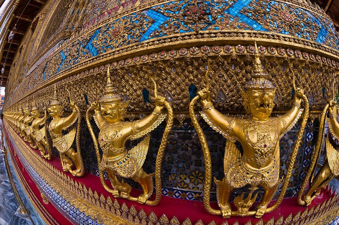 Temple of the Emerald Buddha, Grand Palace, Bangkok, Thailand