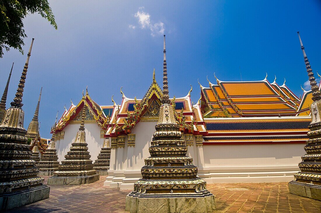 Wat Pho Wat Po, Temple of the Reclining Buddha, Bangkok, Thailand