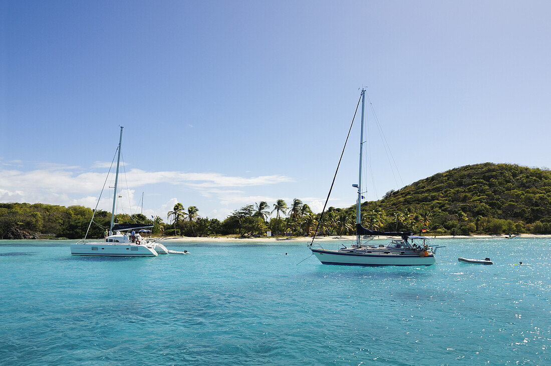 Sail, Saltwhistle Bay, Mayreau, Tobago Cays, Saint Vincent, Caribbean