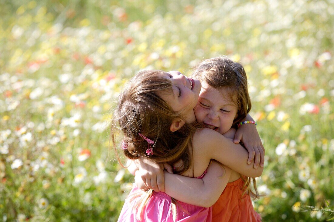 Caucasian ethnicity, child, childhood, Female, field, flower, girl, kid, spring, young, youth