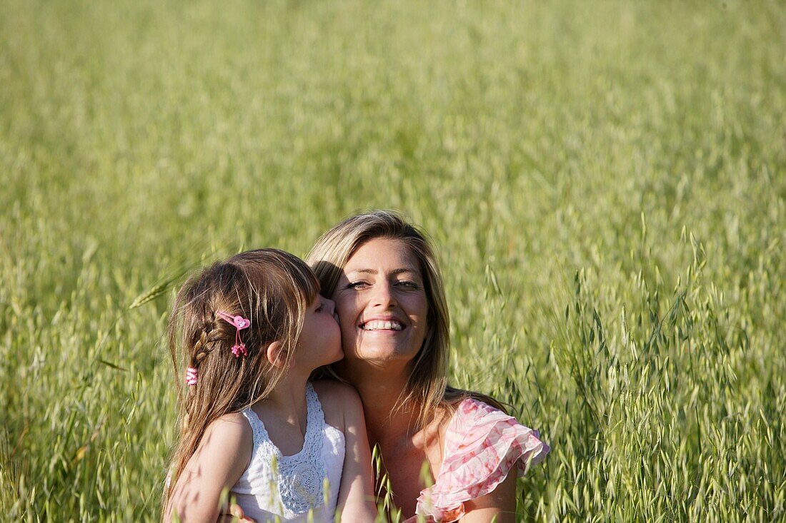 Caucasian ethnicity, child, childhood, Female, field, flower, girl, kid, spring, young, youth