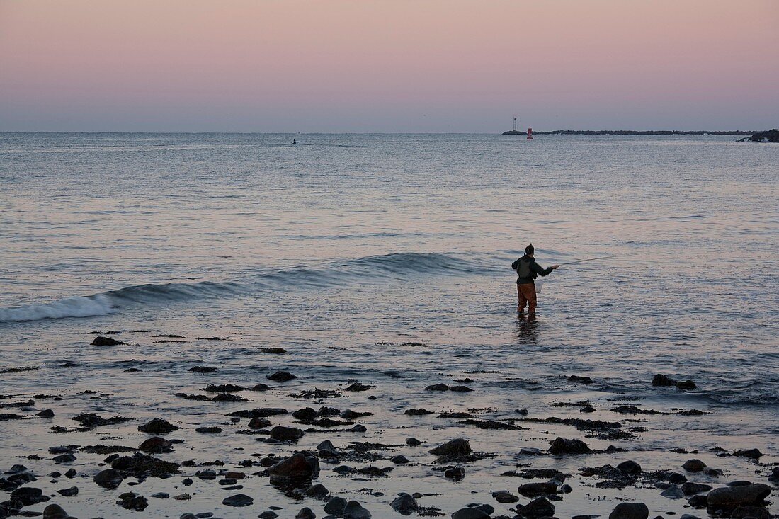 Point Judith lighthouse, RI sunrise