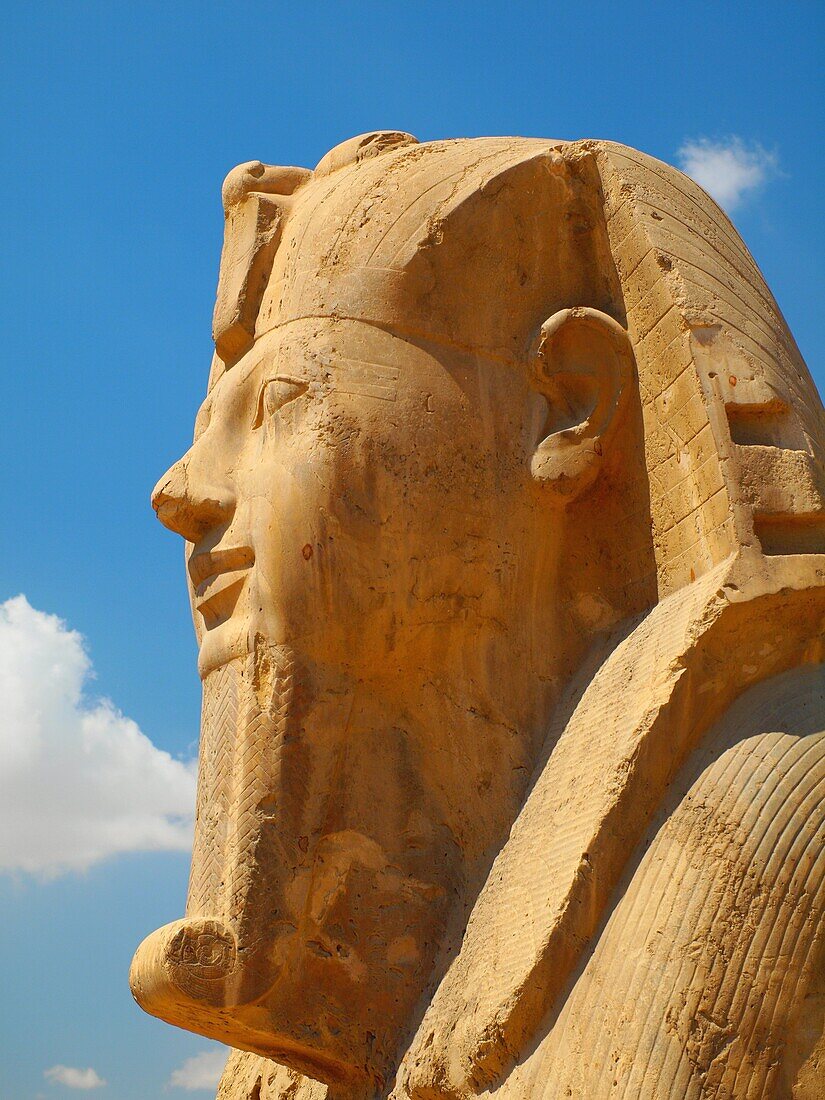 Esfinge de alabastro, Museo de Memphis, Egipto