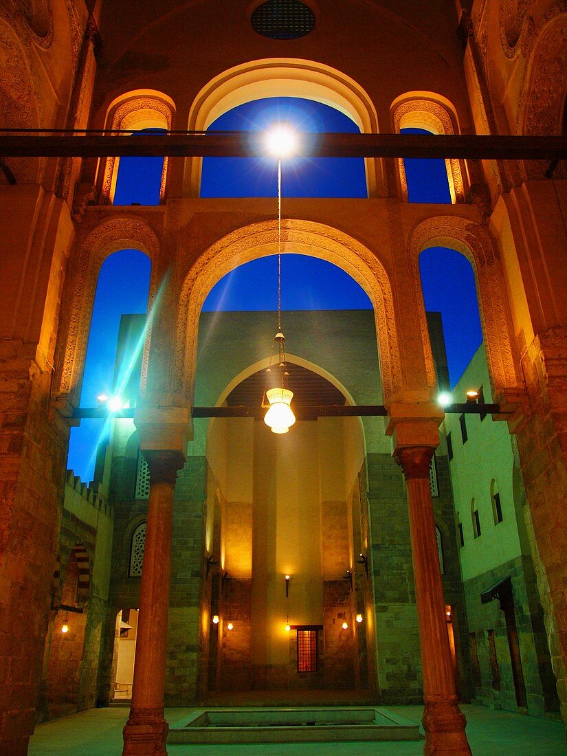 Madrasa Mausoleum Sultan Qalawun, Al Mu'izz historic street, Cairo, Egypt