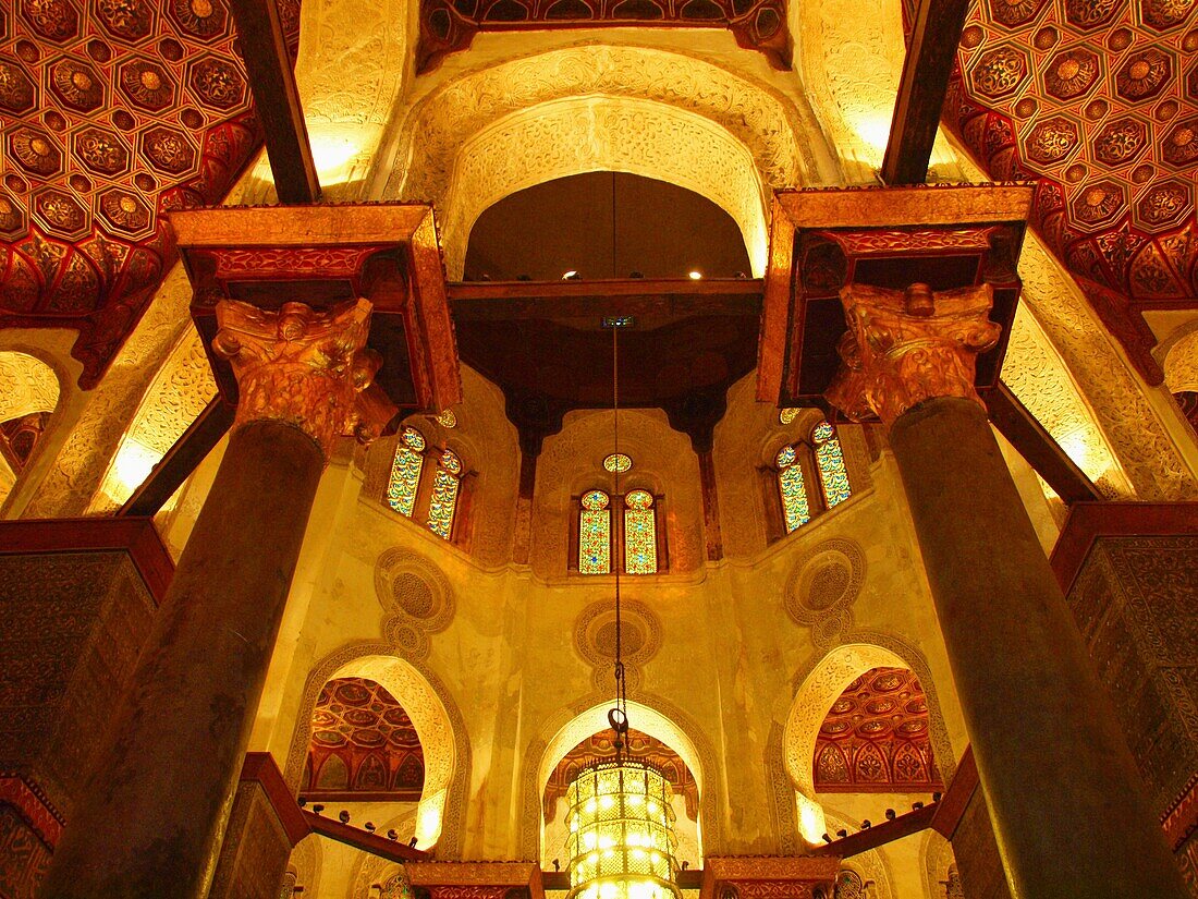 Madrasa Mausoleum of Sultan Qalawun, Al Mu'izz historic street, Cairo, Egypt
