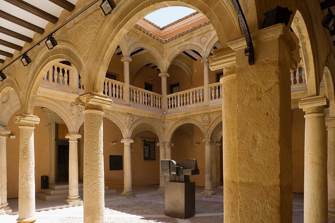 Counts of Cirat palace, Contemporary Sculpture Museum José Luis Sánchez, Almansa, Albacete province, Castilla la Mancha, Spain