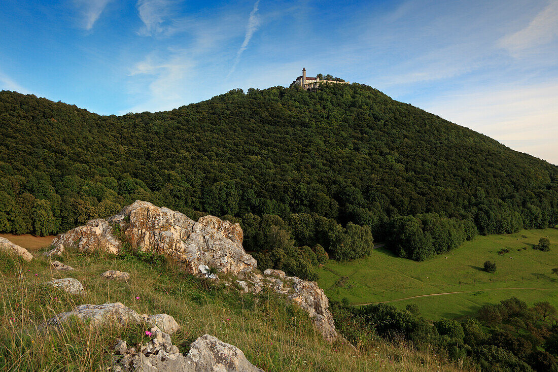 Burg Teck, Schwäbische Alb, Baden-Württemberg, Deutschland