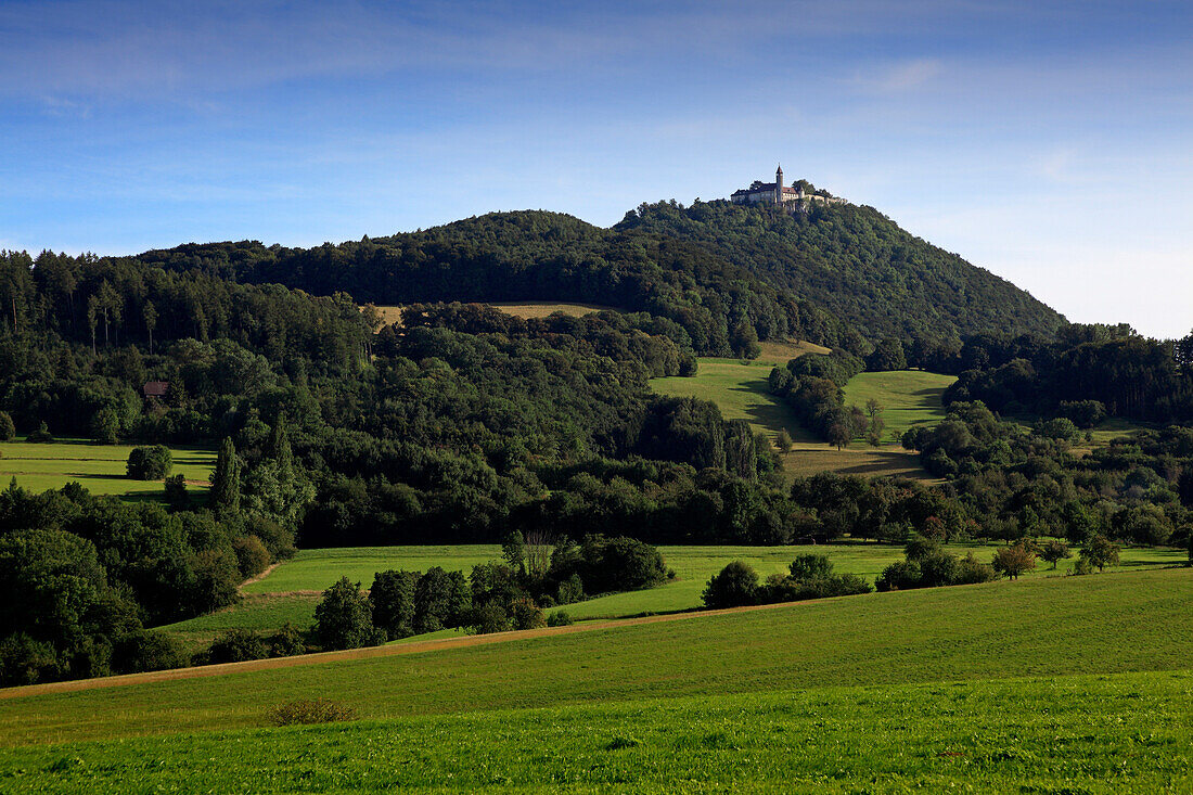 Teck castle, Swabian Alb, Baden-Wuerttemberg, Germany