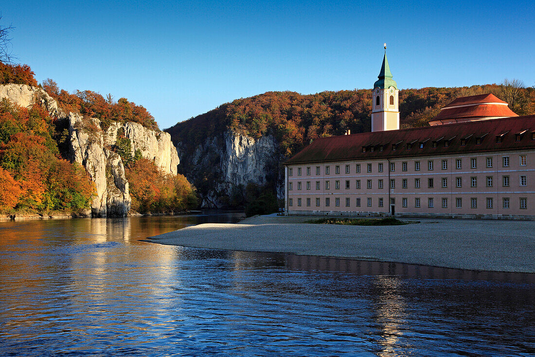 Weltenburg monastery, Danube river, Bavaria, Germany