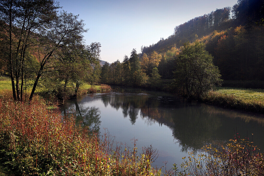 Im Wiesenttal, Fränkische Schweiz, Franken, Bayern, Deutschland