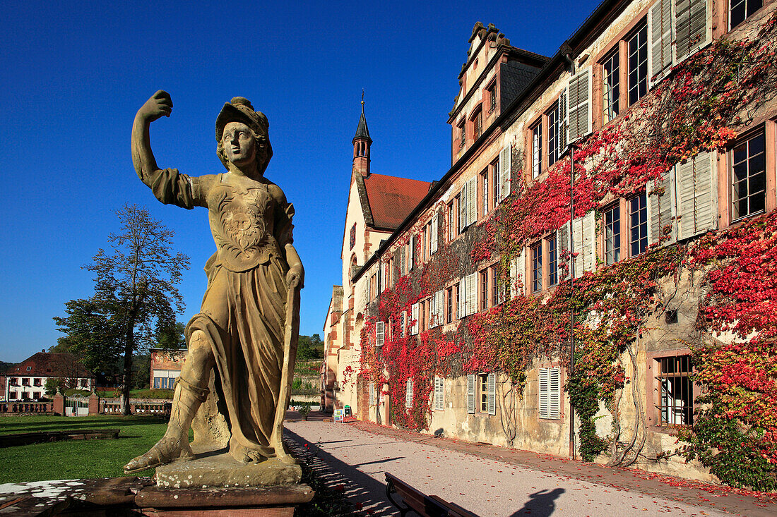 Cistercian monastery Bronnbach, Wertheim, Baden-Wuerttemberg, Germany
