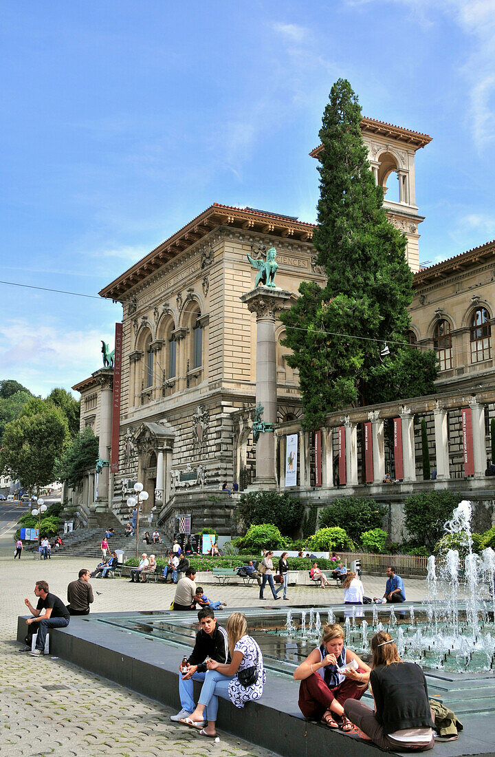 Palais de Rumine, Lausanne, Kanton Waadt, Schweiz