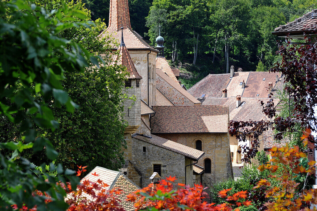 Romainmotier Monastery, Romainmotier-Envy, Canton of Vaud, Switzerland