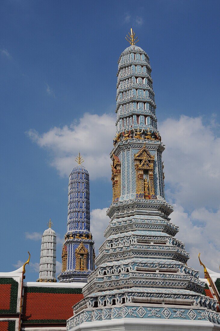 Prangs in Wat Phra Kaeo