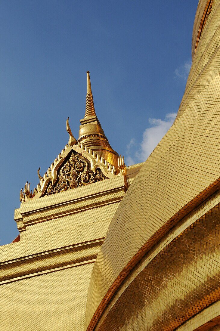 Chedis in Wat Phra Kaeo in Bangkok