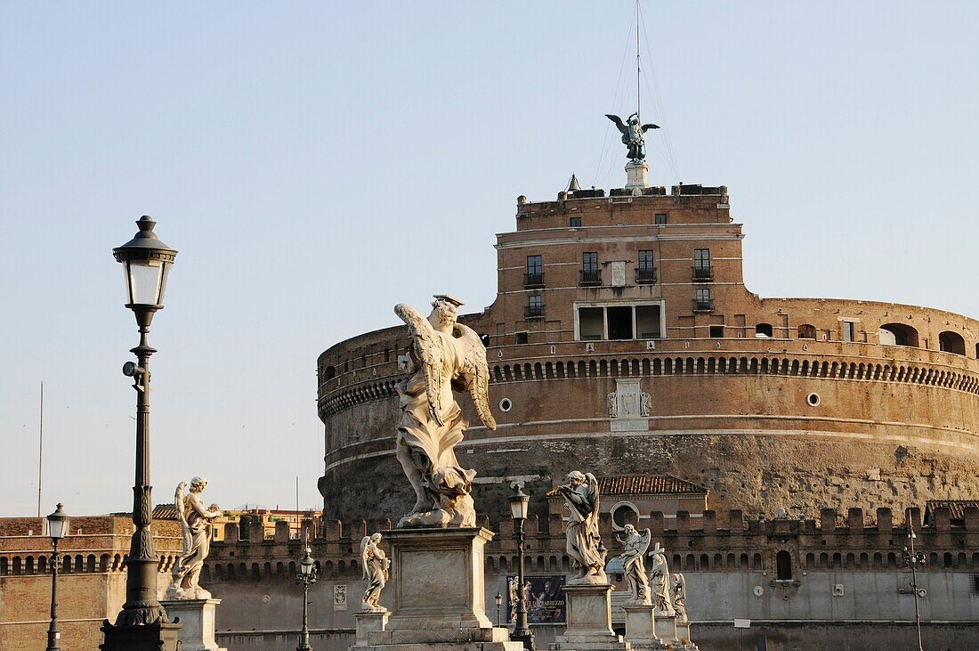 Castel Sant Angelothe Tiber River and Ponte Sant Angelo