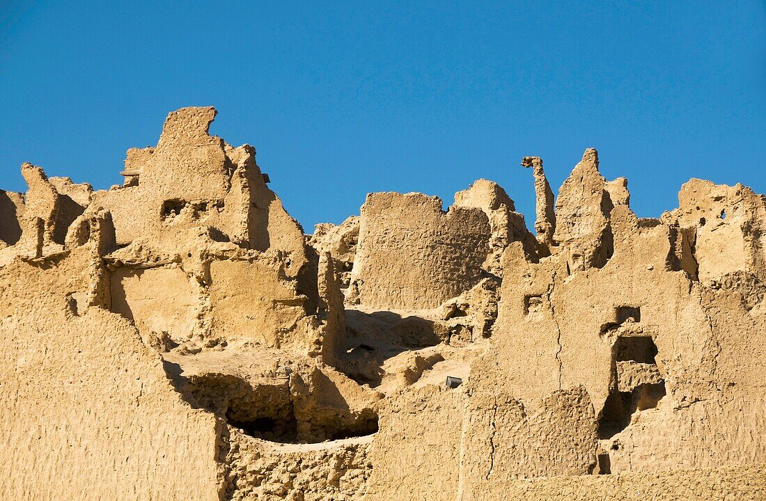 The 12th Century Shali Fortress in Siwa Oasis in Egypt