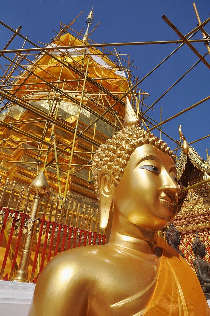 Chiang Mai (Thailand): Buddha's statue at the Doi Suthep temple