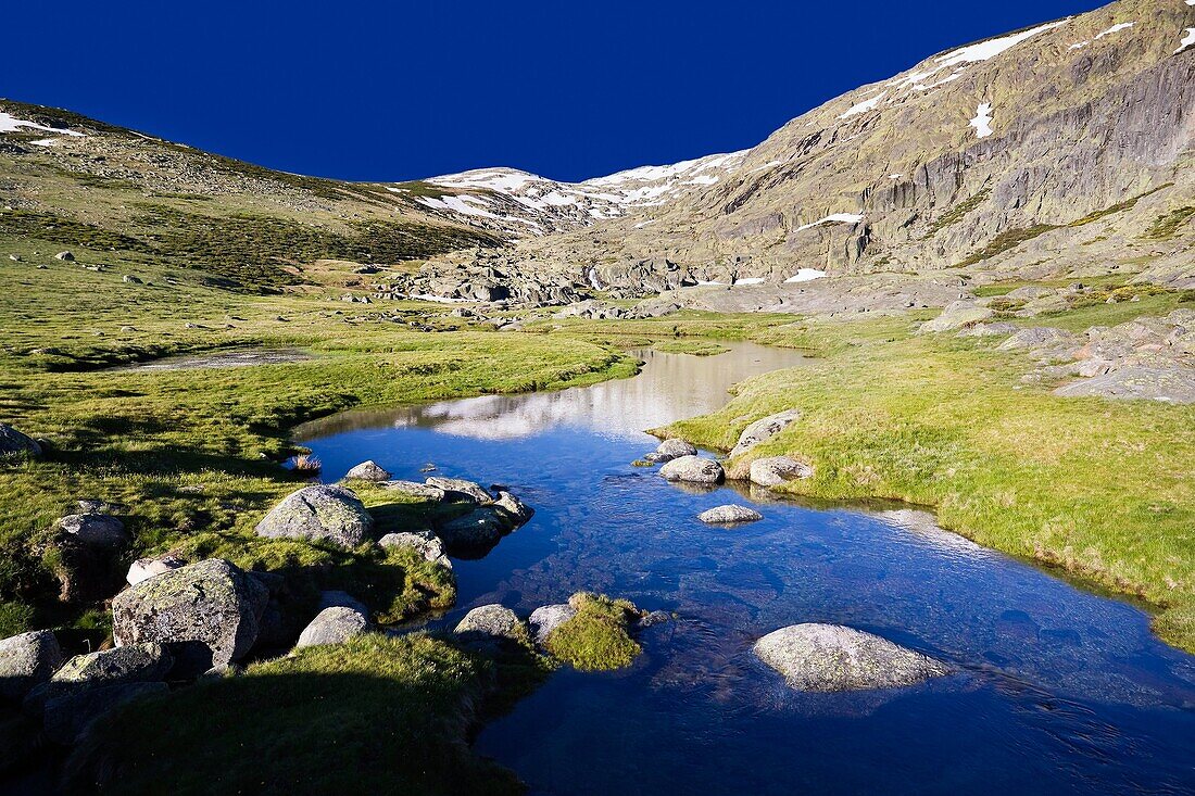 The Pozas river in Sierra de Gredos Ávila Castilla León Spain