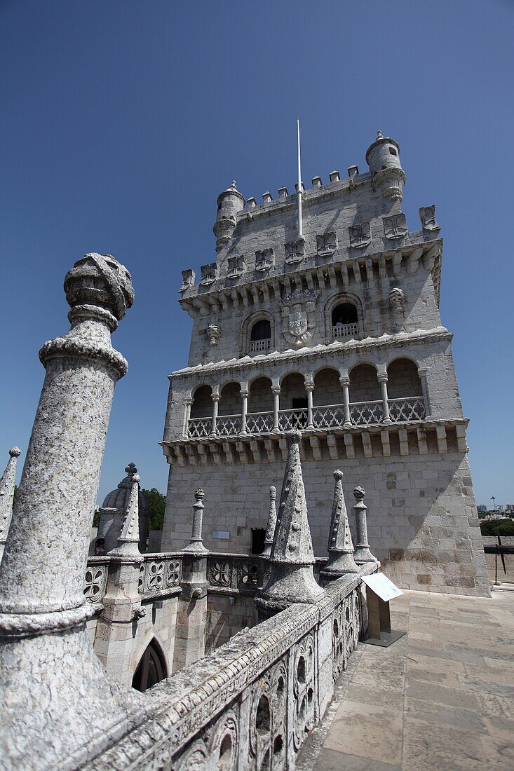 Belem Tower, UNESCO World Heritage Site, Belem, Lisbon, Portugal, Europe