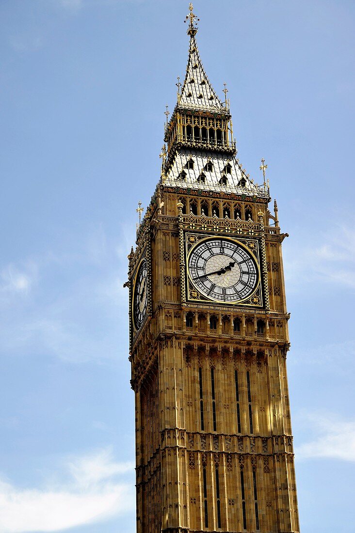 Big Ben Clock and Tower, London, England, UK