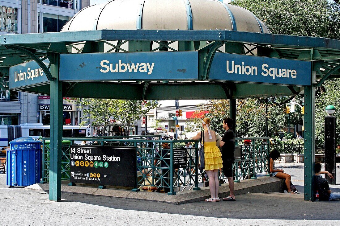 subway, Union Square, New York, USA