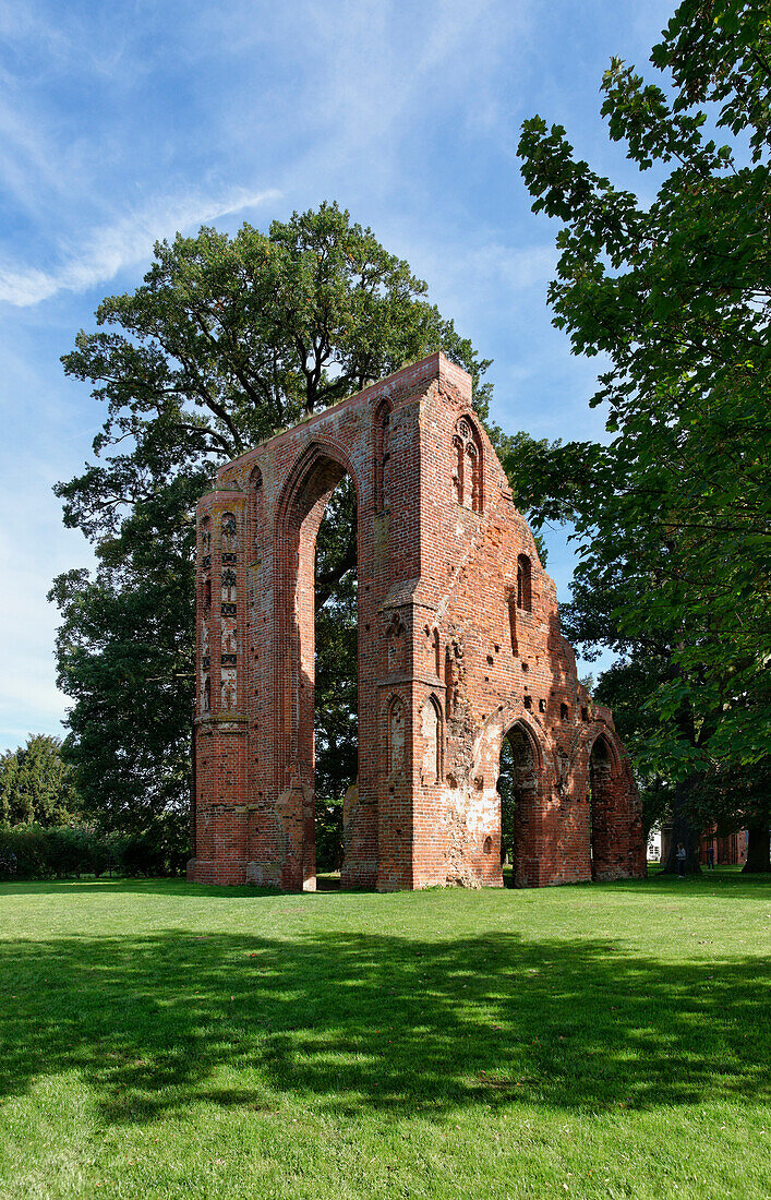 Ruins of Eldena Abbey, Greifswald, Mecklenburg-Vorpommern, Germany