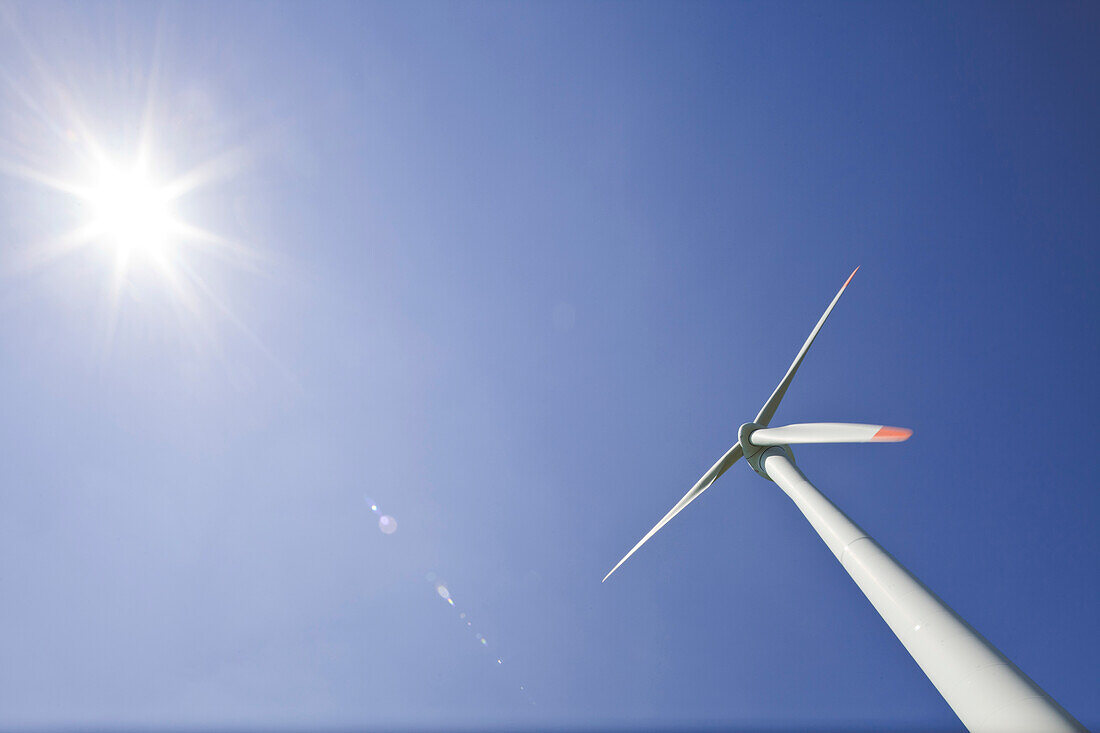 Windkraftanlage, Dithmarschen, Schleswig-Holstein, Deutschland